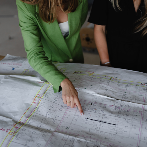 Plattegrond bedrijfspand inrichting