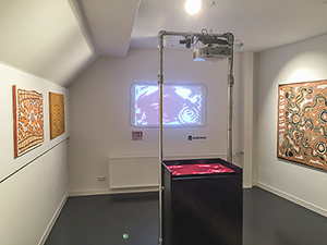Audiovisueel projecteert Aboriginal kunst in museum