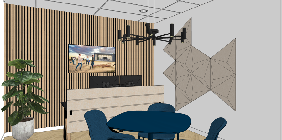 Voorlopig interieurontwerp